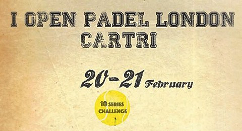 Cartri traspasa fronteras y celebra el I Open Padel London