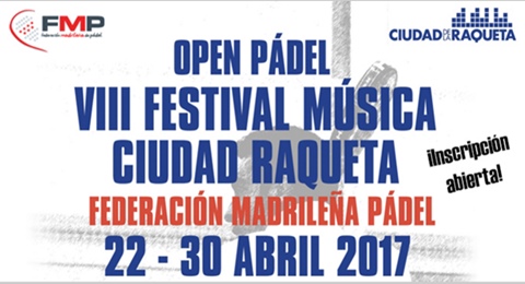 Festival de música y pádel en la Ciudad de la Raqueta