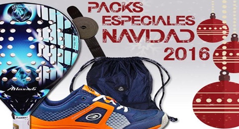 Packs navideños, la mejor opción para regalar pádel estas fechas