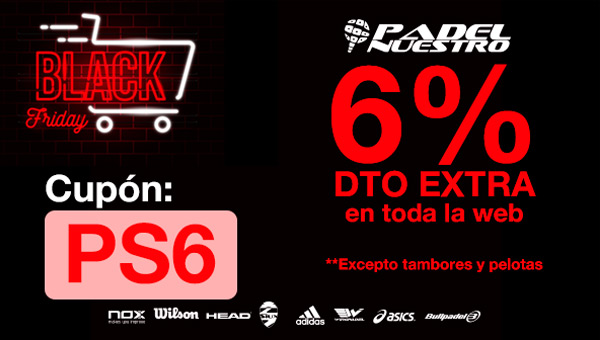 Padel Nuestro cupón descuento Black Friday