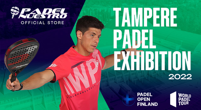 Tampere Padel Exhibición patrocinio Padel Nuestro