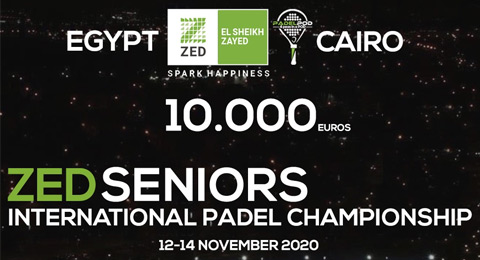 Cita para veteranos en El Cairo: pádel senior de categoría a nivel internacional