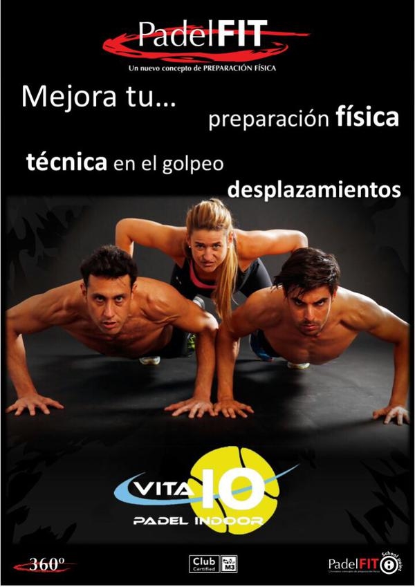 Demuestra tu nivel físico con Padel Fit y Vita10