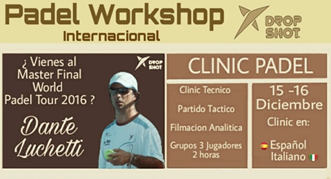 Clinic y perfeccionamiento de pádel con Dante Luchetti en Madrid