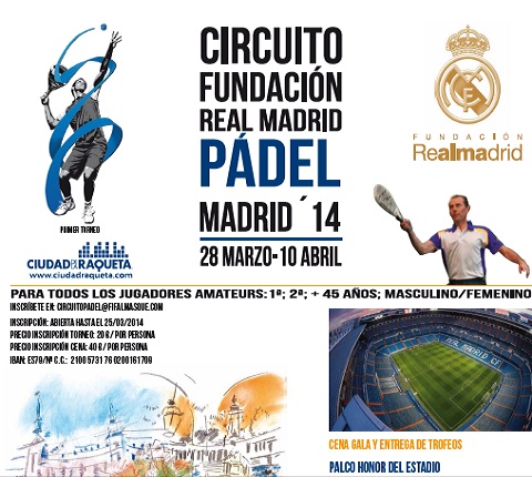 Presentado el Circuito Fundación Real Madrid de Pádel