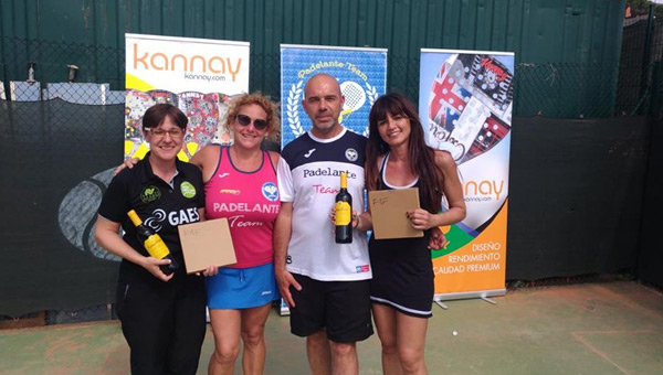 Ganadores torneo Padelante Team Cáncer de Mama 2018