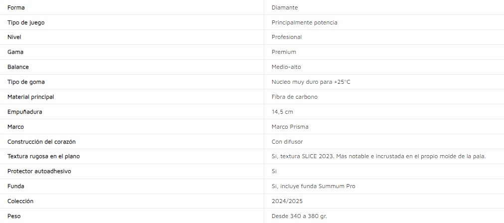 Características Bourne Summum Airflow Cooper S Varlion