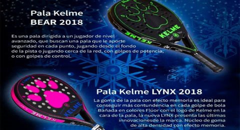 Equípate con los dos nuevos modelos de Kelme Padel esta Navidad