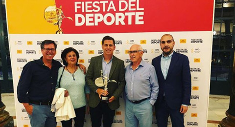 Paquito Navarro, premio al mejor deportista de su tierra