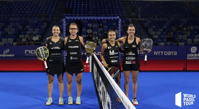 Partido Virginia Riera y Patty Llaguno cuadro final Málaga Open 2022