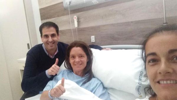 Paula Eyrheraguibel recuperación operación dentro