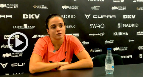 Paula Josemaría: ''Todas las rivales juegan muy sueltas contra nosotros y por eso nos ha costado entrar al partido''