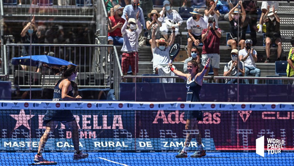 Paula Josemaría y Ari Sánchez victoria cuartos de final Valladolid Master 2021