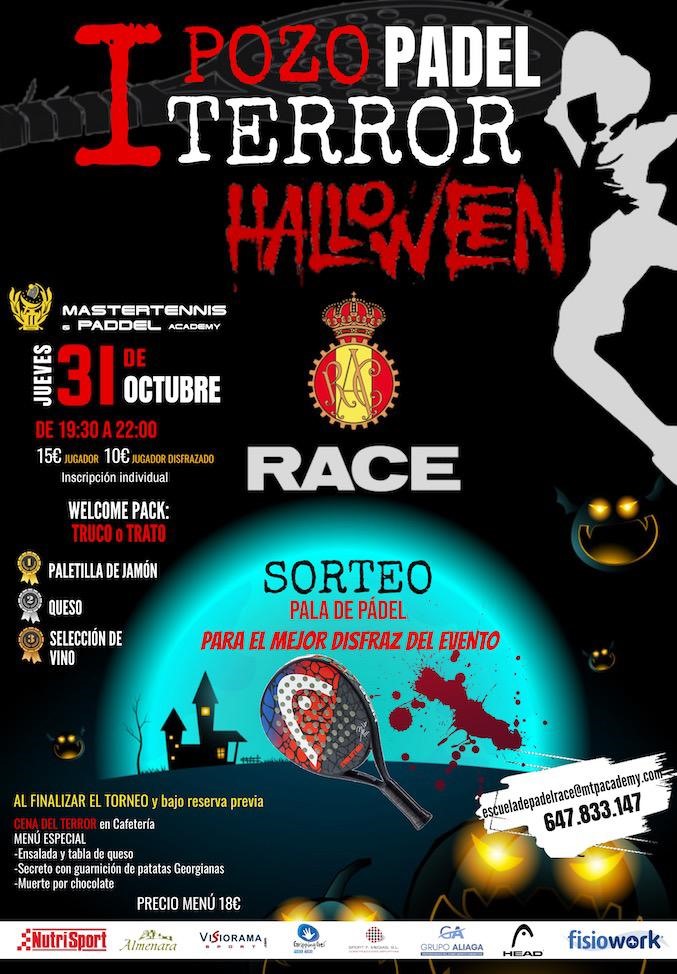 Cartel torneo Halloween RACE