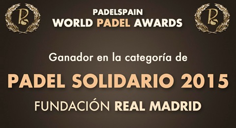 El Circuito Fundación Real Madrid, ganador en la categoría de Pádel Solidario