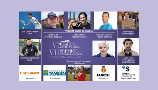 V Premios Ciudad de la Raqueta y María de Villota 2018