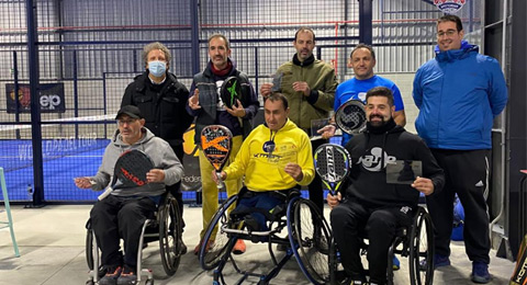 Primeros grandes campeones del Circuito de Pádel Inclusivo de la FEP y la FDI