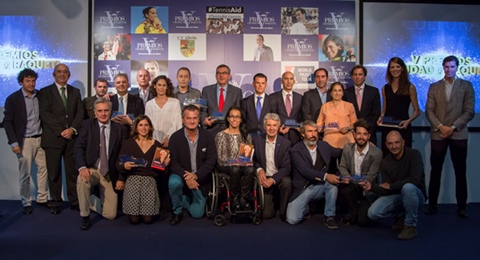 Gran presencia deportiva en los premios Ciudad de la Raqueta