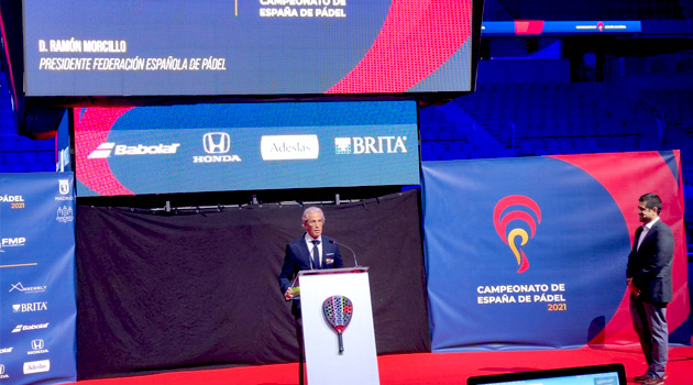 Ramón Morcillo presentación Campeonato España Pádel 2021