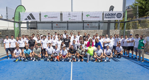 Solidaridad vestida de blanco: la Fundación Real Madrid presenta su IV Circuito de Pádel con una gran acogida