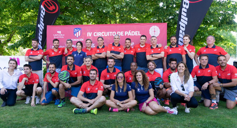 Cuarto año de solidaridad uniendo pádel y fútbol en el Circuito Fundación Atco. de Madrid