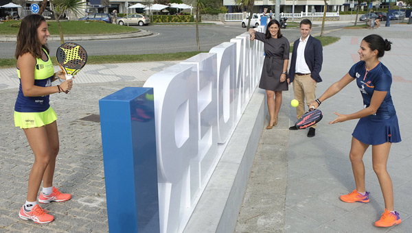 Delfina Brea y Bea González presentación Santander WOpen