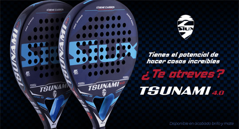 Poder marino en las nuevas Tsunami 4.0 de Siux Padel