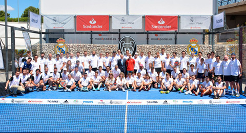 Importantísima labor social para unir la Fundación Real Madrid y el Grupo Padel Nuestro