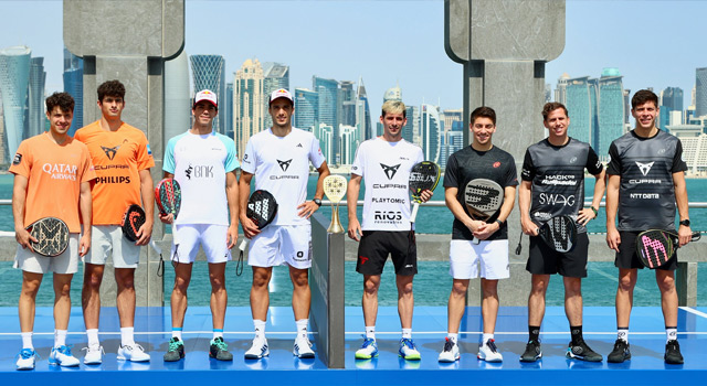 Presentación jugadores Catar Major Premier Padel 2023