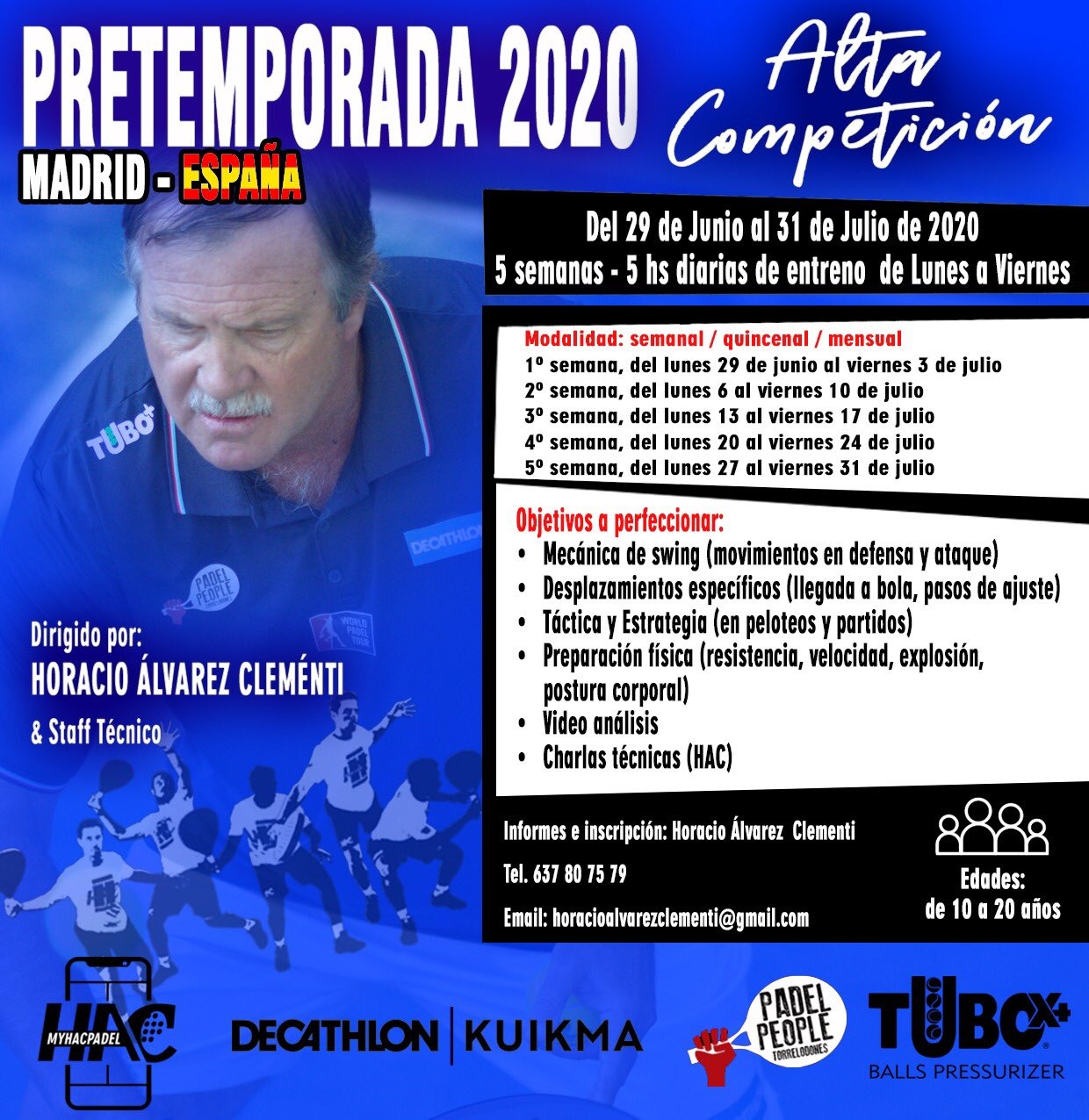 Curso pretemporada Horacio Álvarez Clementi