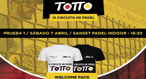 El circuito de Pádel Totto by PadelVip anuncia la primera fecha de su tercera temporada