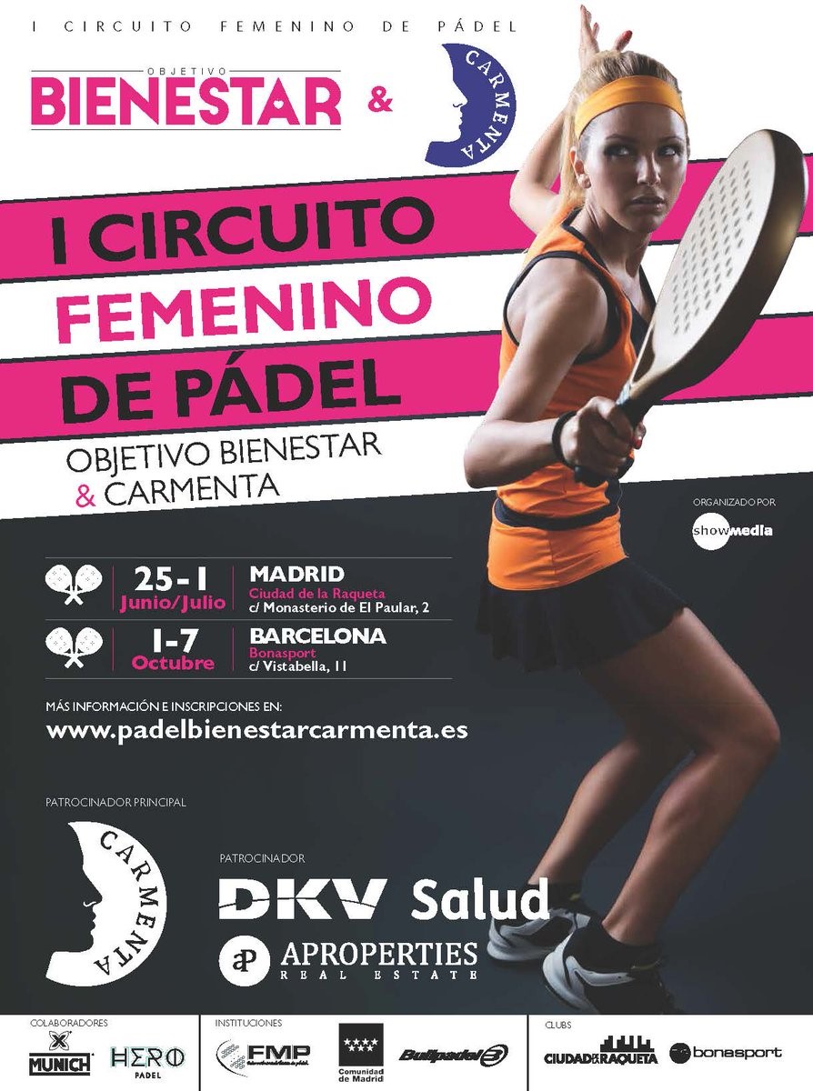 Circuito femenino Pádel Madrid y Barcelona