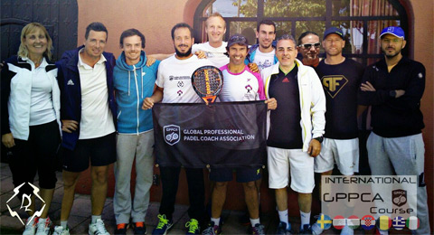 Acento internacional para el primer curso de capacitación de la Global Professional Padel Coach Association