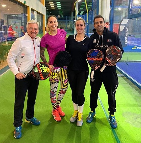 Alba Galán y Victoria Iglesias nueva pareja entrenamientos Madrid