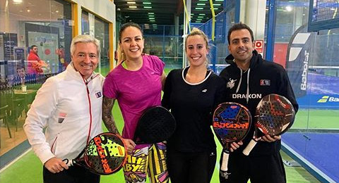 Alba Galán y Victoria Iglesias, primer entreno para empezar a ilusionar