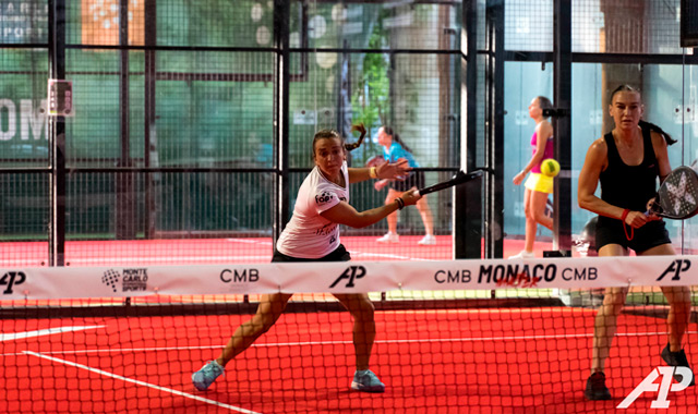 Primera ronda chicas A1 Padel Mónaco master 2023 