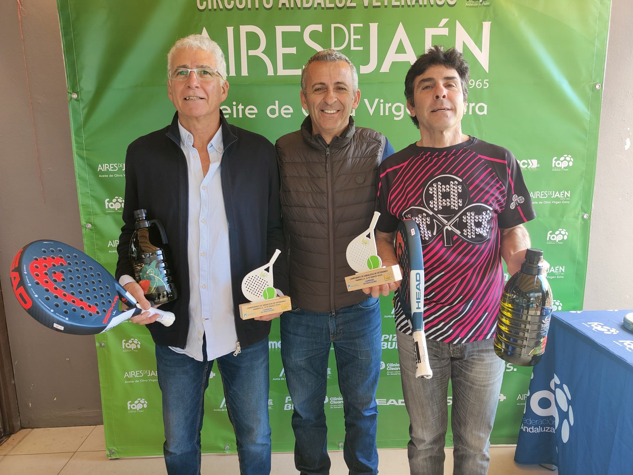 Campeones veteranos Andalucía FAP 2024