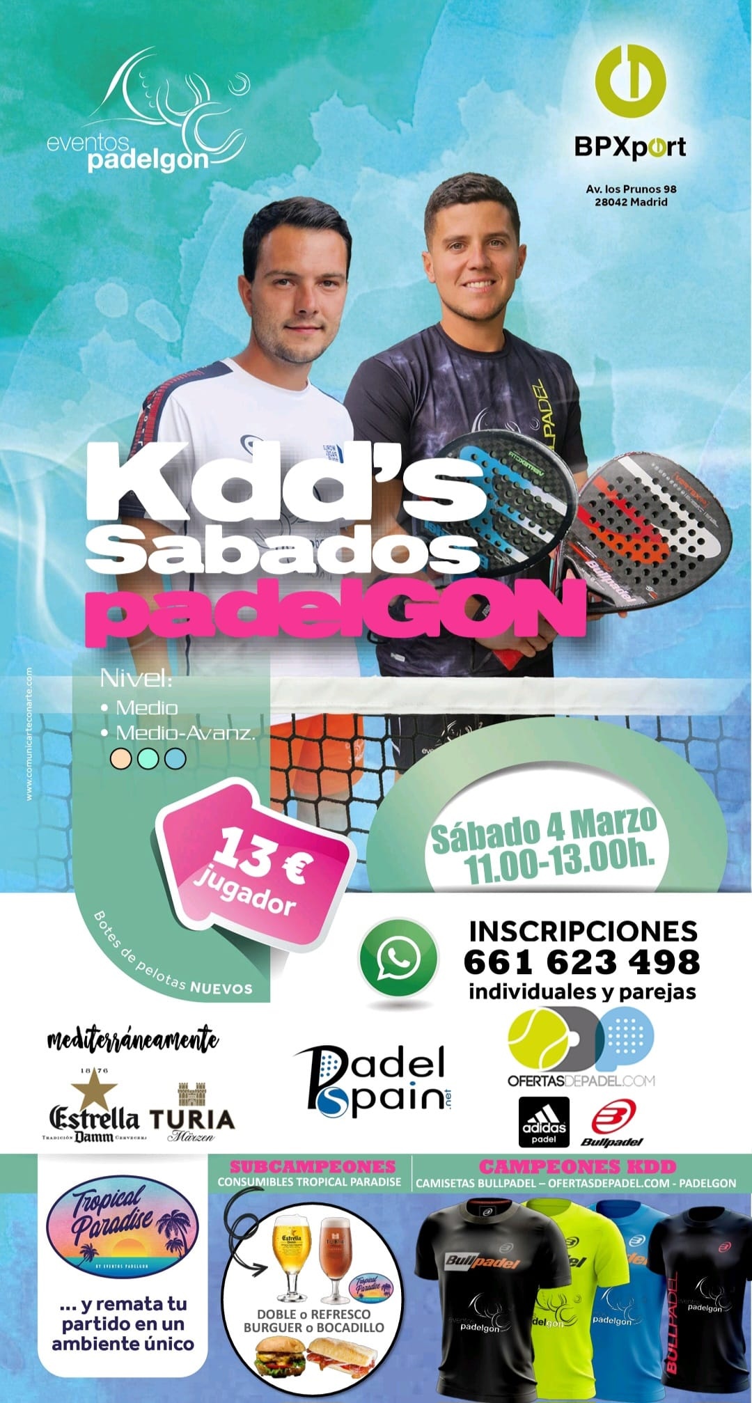 Kedada Padelgon marzo 2023