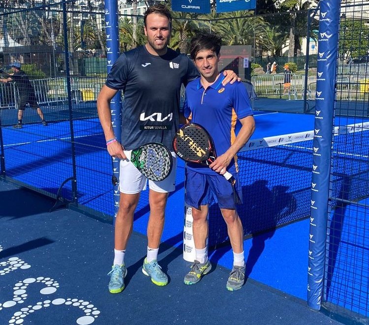 Rafa Méndez y Denis Perino previas Cascais Master 2021