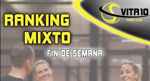 Vita10 presenta su ranking mixto de fin de semana