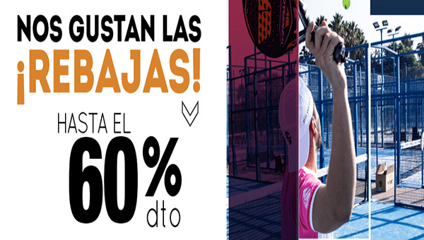 Rebajas verano Street Padel material