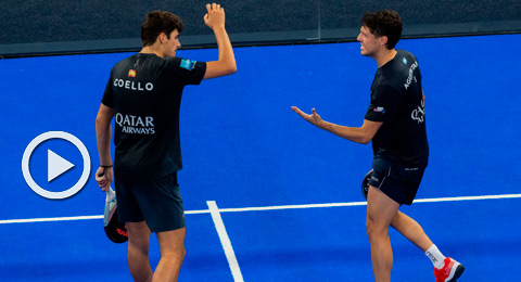 Así volvieron a exhibir pegada y contundencia Coello y Tapia en Roland Garros