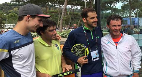 Roma se rinde a la exhibición de World Padel Tour