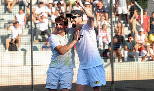 Adriá Mercadal y Rubén Rivera cuadro Paris Major Premier Padel