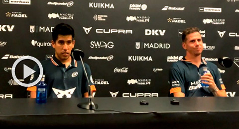 Chingotto y Navarro: ''Si conseguimos ganar nuestro primer torneo juntos, tenemos una promesa que queremos cumplir''