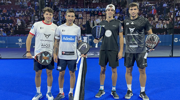 Agustín Tapia y Sanyo Gutiérrez partido semis Malmö Open 2021