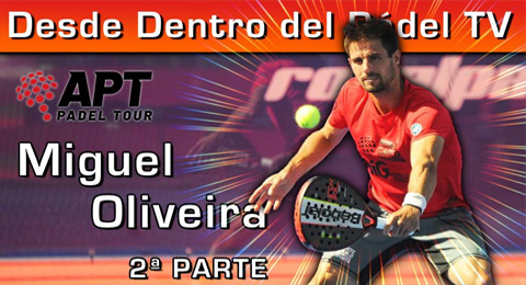 Miguel Oliveira: así se prepara un jugador del APT Padel Tour y así se enfrenta a nuestro reto de velocidad