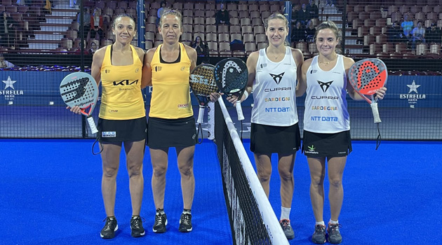 Semifinales Virginia y Patty contra Ari y Paula Malmo Open 2021