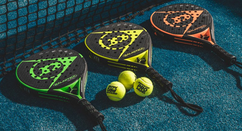 Descubre las palas de la colección Galáctica de Dunlop Padel