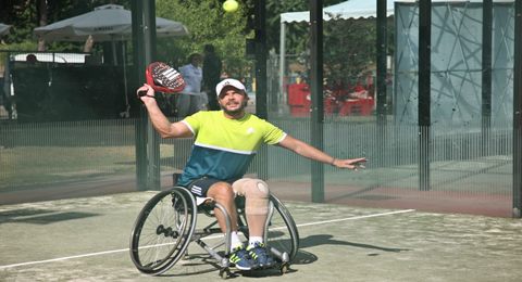 La táctica en el pádel cuando juegas en silla de ruedas